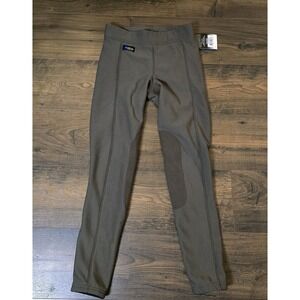 Irideon Power Stretch Knee Patch Tights M Brown NWT Equestrian Riding Breeches